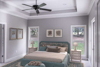 French Country House Plan #041-00171 Additional Photo