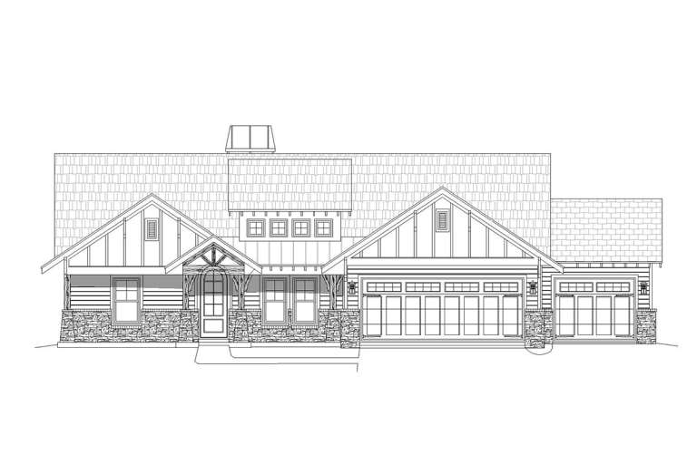 Craftsman House Plan #940-00095 Elevation Photo