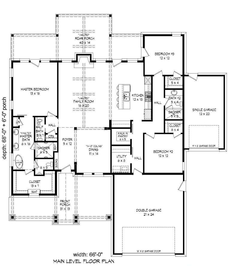 House Plan House Plan #19108 Drawing 1