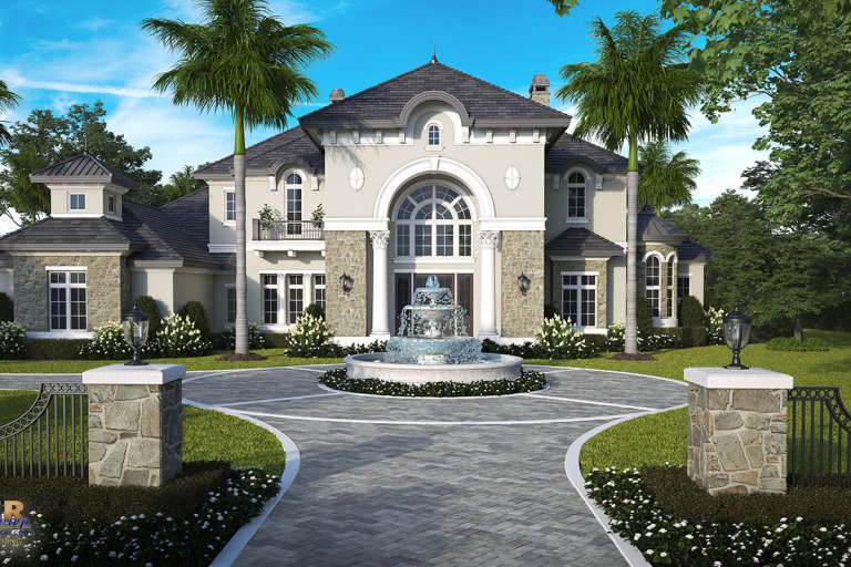 Luxury House Plan #1018-00281 Elevation Photo
