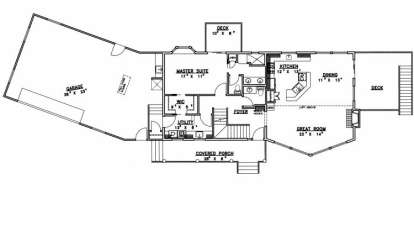 First Floor for House Plan #039-00493