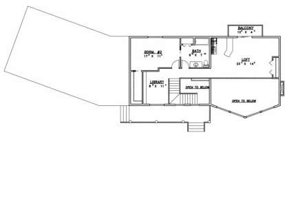 Second Floor for House Plan #039-00493