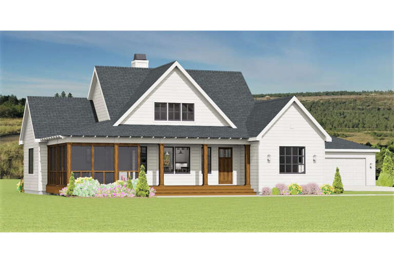 Country House Plan #3125-00022 Elevation Photo