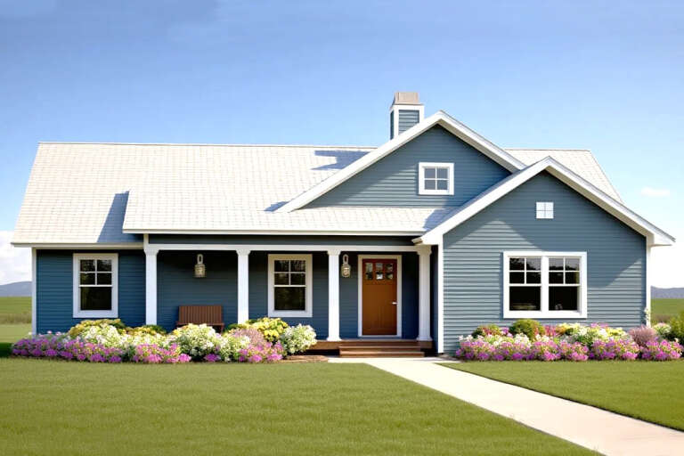 House Plan House Plan #19111 Front Elevation 