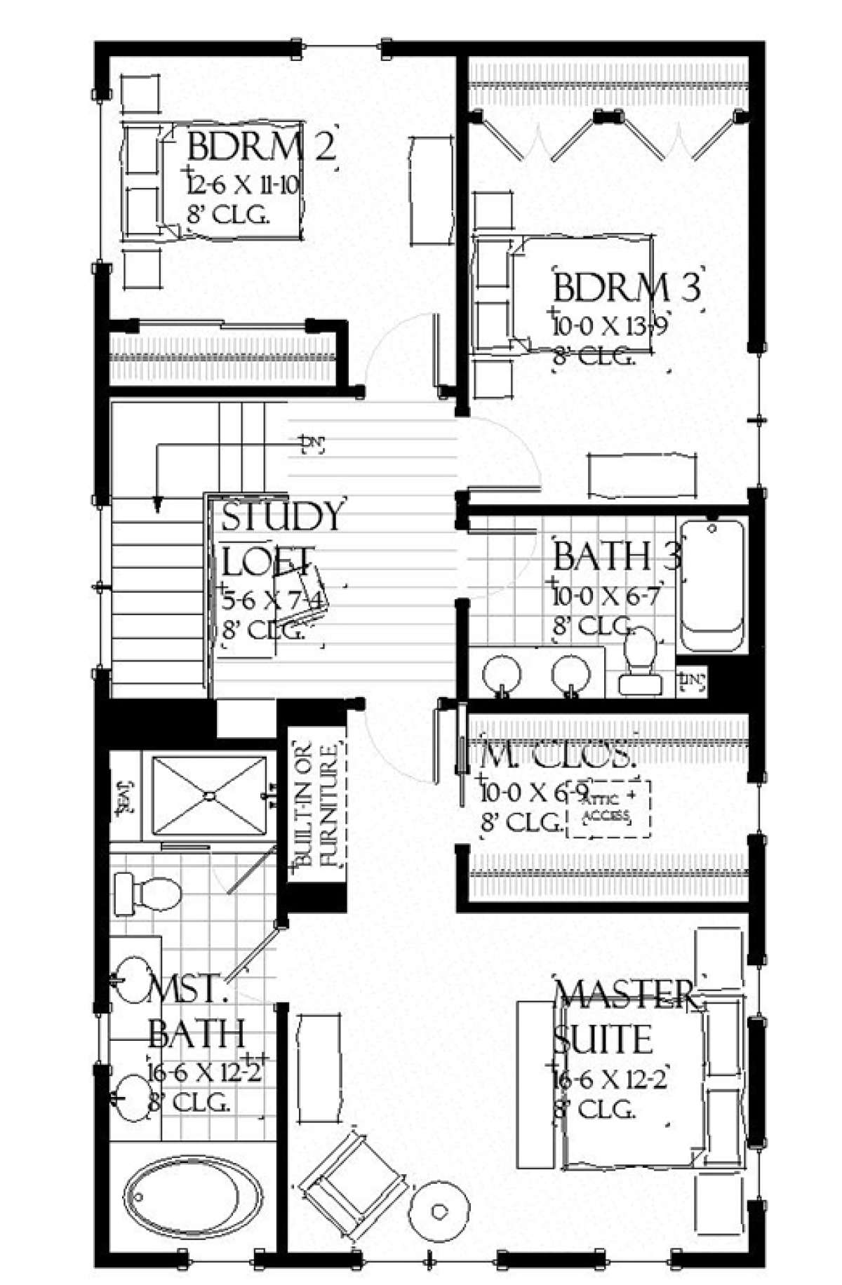 Floorplan 3 for House Plan #1637-00130