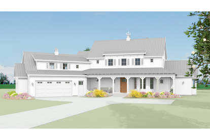 Farmhouse House Plan #3125-00024 Elevation Photo