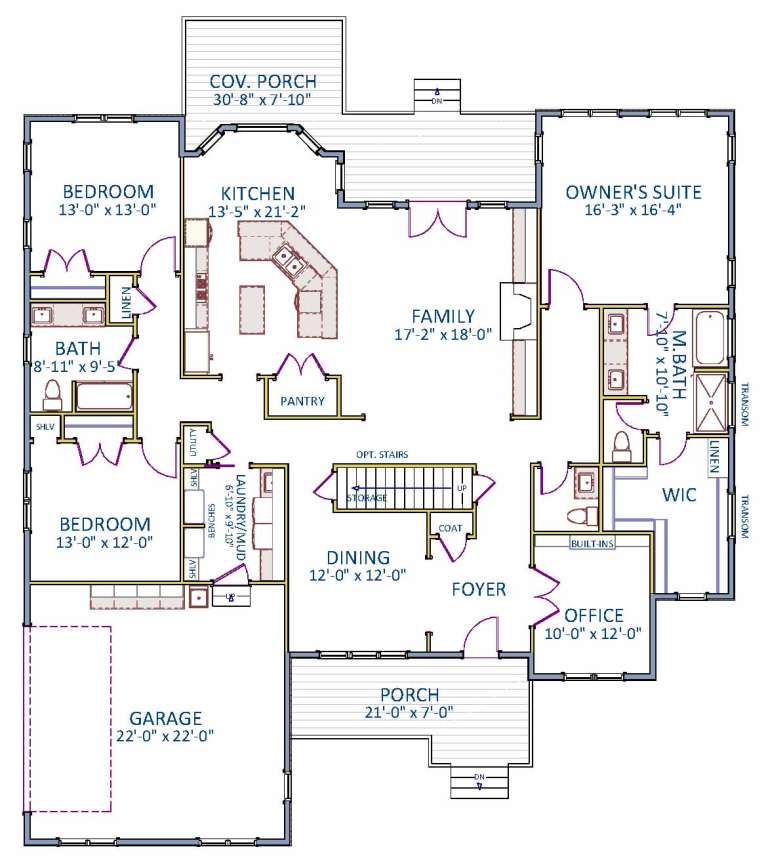 House Plan House Plan #19116 Drawing 1