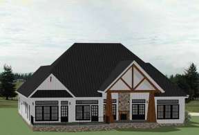 Modern Farmhouse House Plan #6849-00044 Elevation Photo