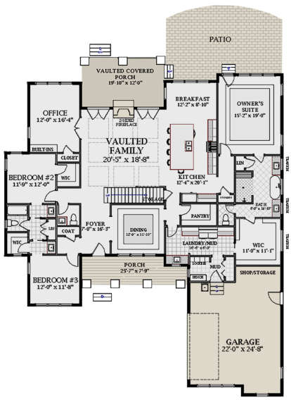 Main Floor for House Plan #6849-00044