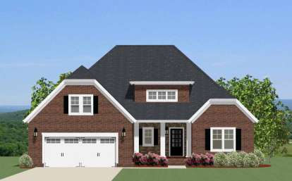Traditional House Plan #6849-00045 Elevation Photo