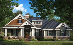 Craftsman House Plan #1018-00282 Elevation Photo