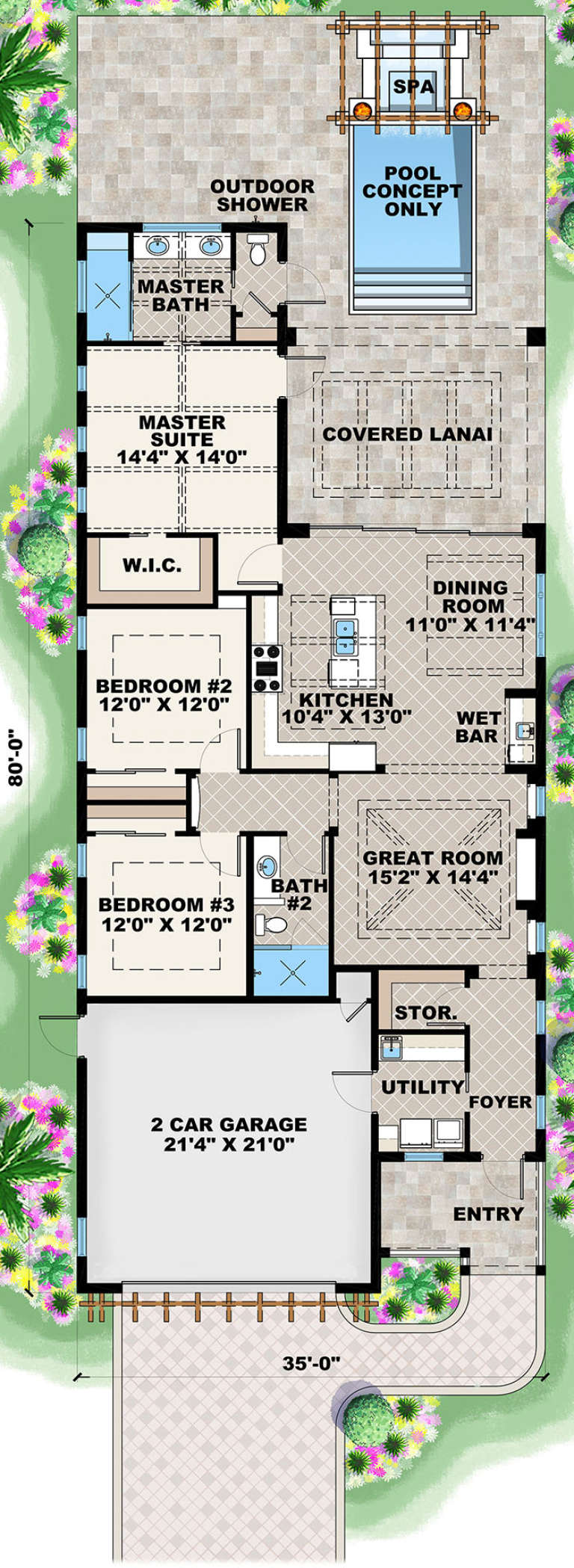 House Plan House Plan #19120 Drawing 1