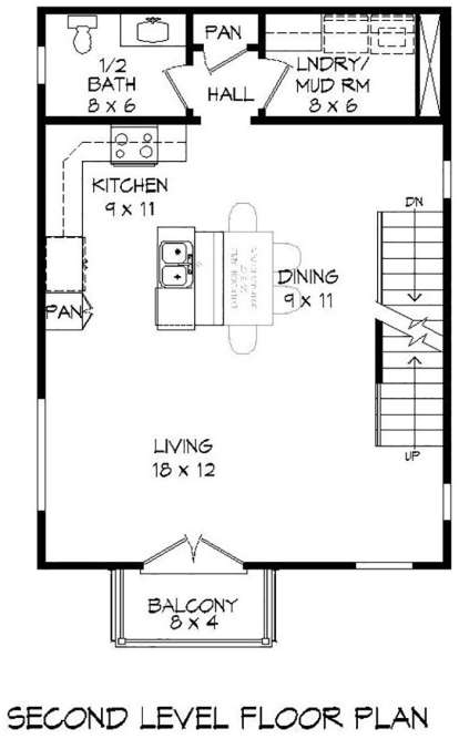 2nd Floor for House Plan #940-00096