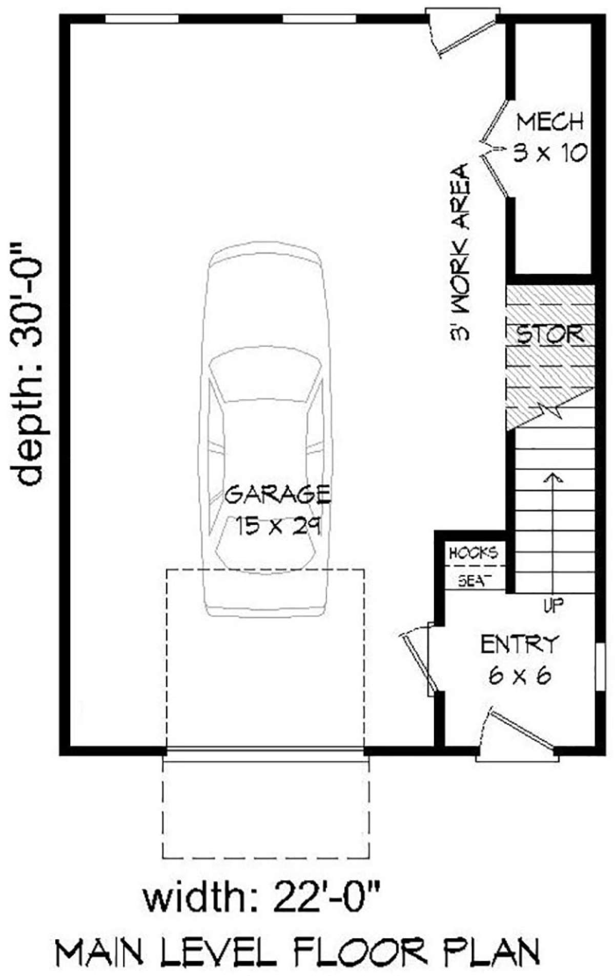 Garage Level for House Plan #940-00097