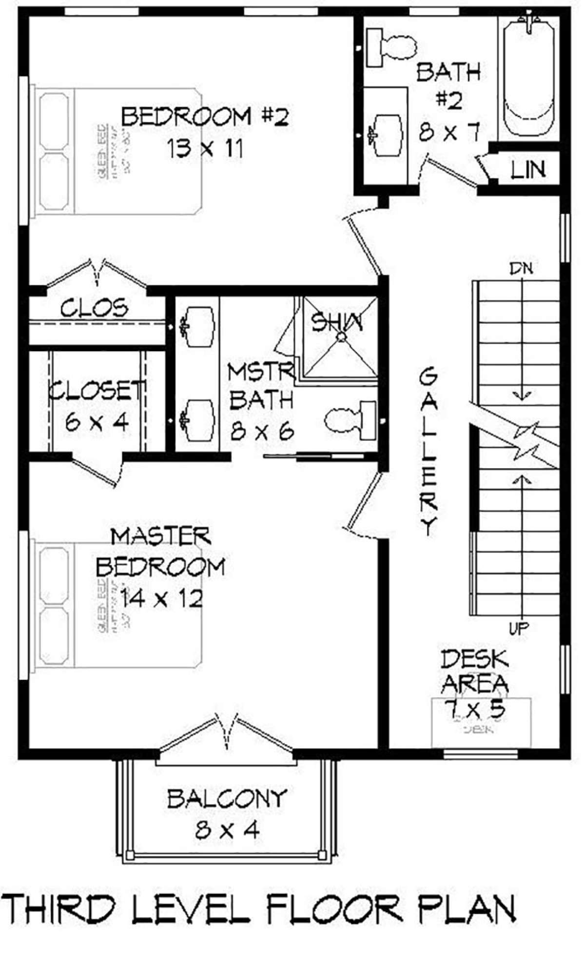 3rd Floor for House Plan #940-00097