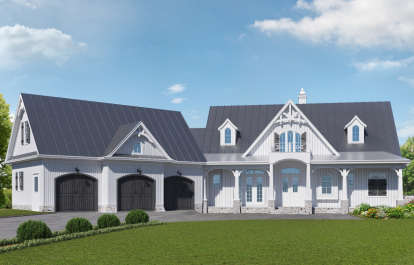 Craftsman House Plan #699-00096 Elevation Photo