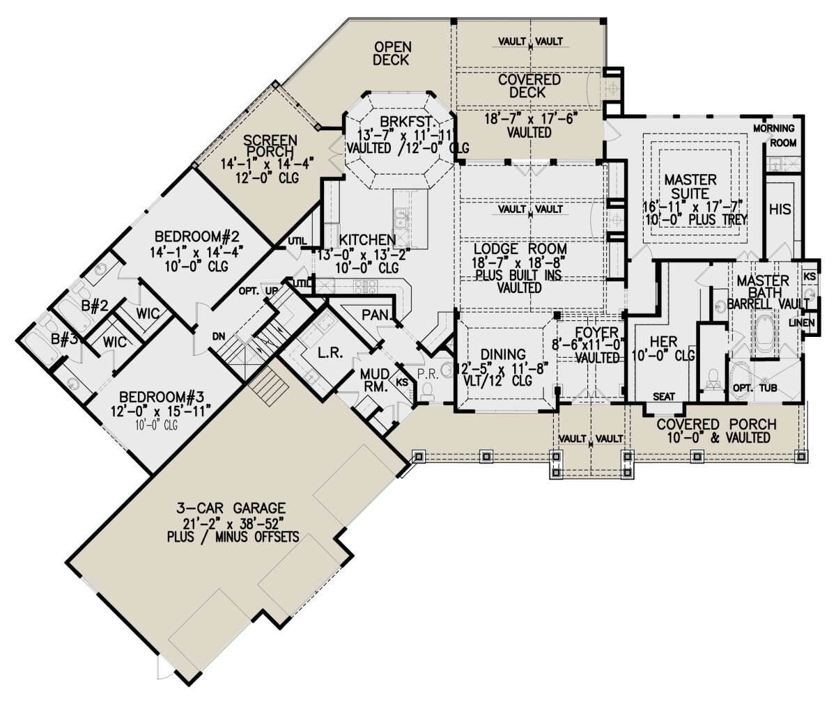 Main Floor for House Plan #699-00096