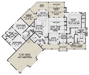 Main Floor for House Plan #699-00096