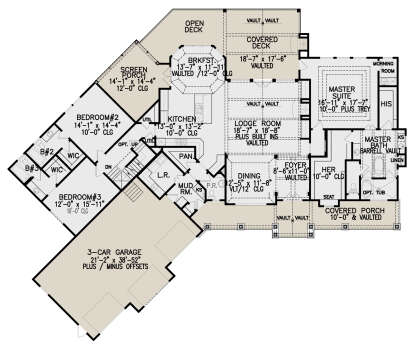 Main Floor for House Plan #699-00096