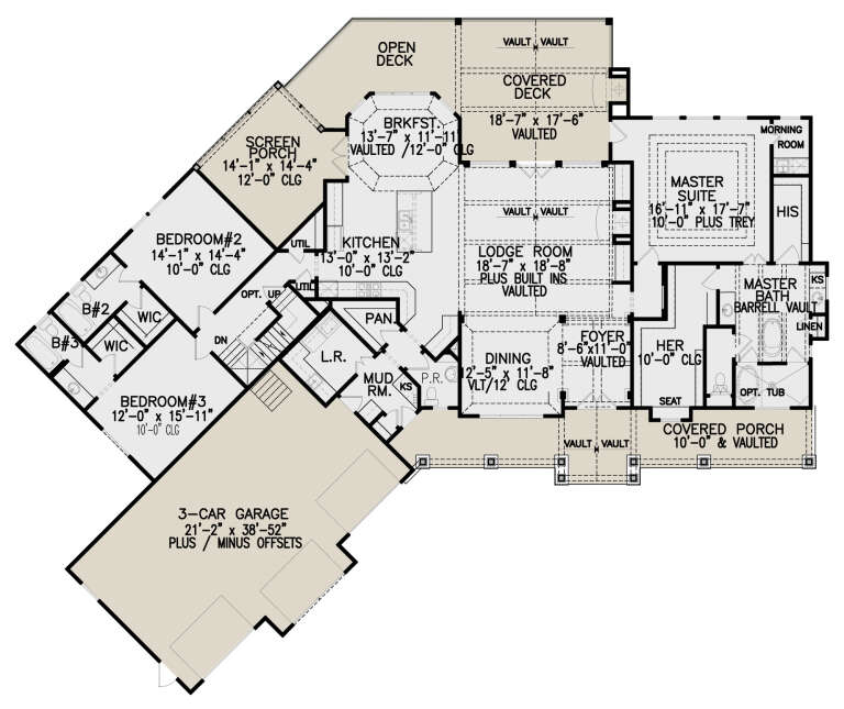 House Plan House Plan #19125 Drawing 1