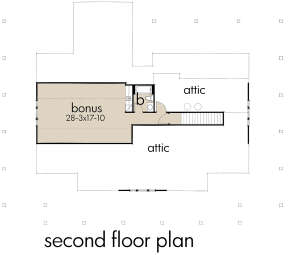 Bonus Room for House Plan #9401-00095