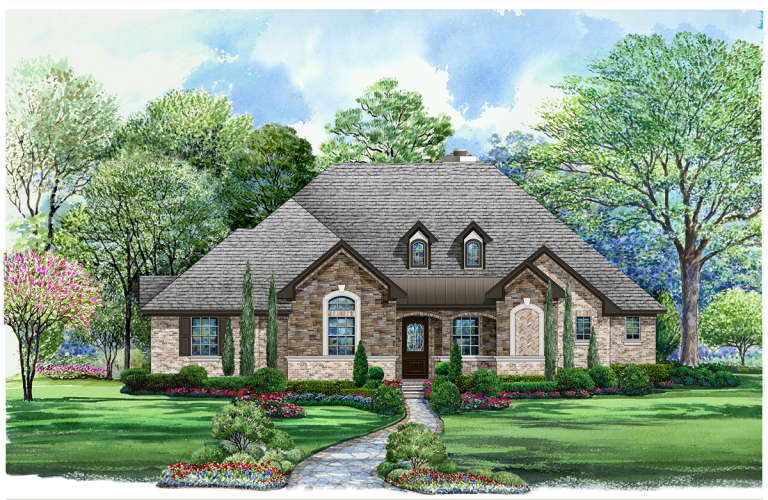 House Plan House Plan #19133 Front Rendering