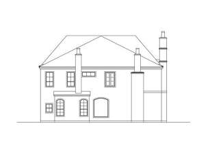 Luxury House Plan #5445-00308 Elevation Photo