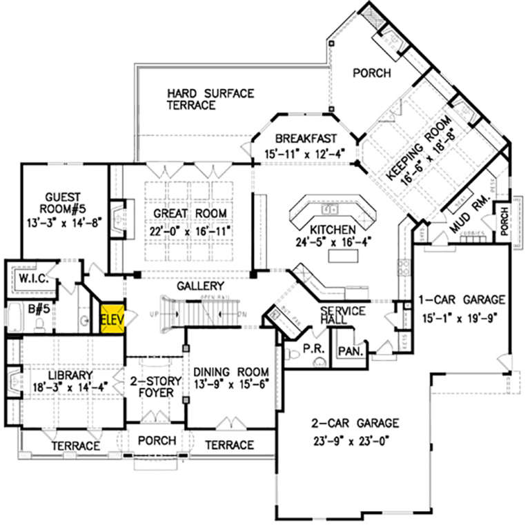 House Plan House Plan #19138 Drawing 1