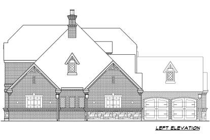 European House Plan #5445-00310 Elevation Photo