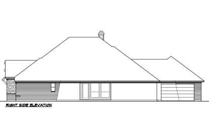 European House Plan #5445-00313 Elevation Photo