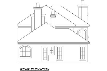 Luxury House Plan #5445-00316 Elevation Photo