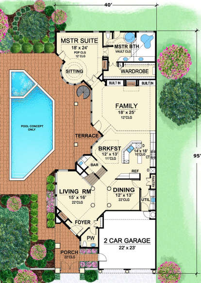 House Plan House Plan #19149 Drawing 1