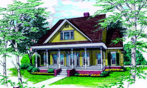 Traditional House Plan #048-00156 Elevation Photo