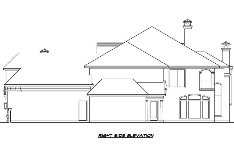 Mediterranean House Plan #5445-00317 Elevation Photo