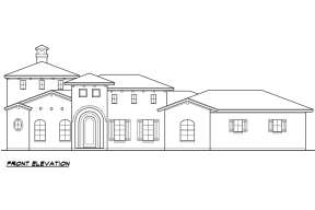 Mediterranean House Plan #5445-00318 Elevation Photo