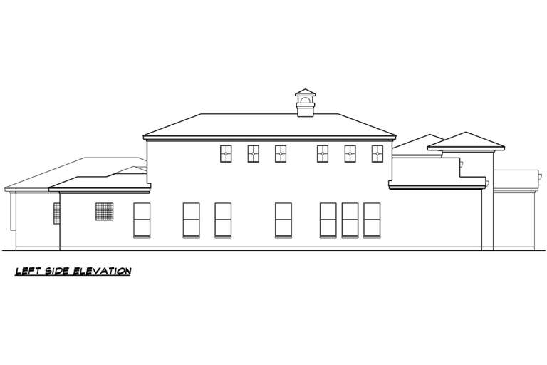 Mediterranean House Plan #5445-00318 Elevation Photo