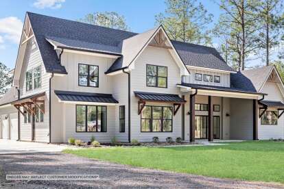 Modern Farmhouse House Plan #098-00302 Build Photo