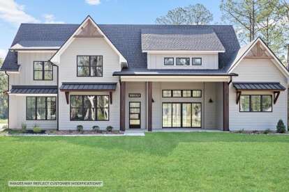 Modern Farmhouse House Plan #098-00302 Build Photo