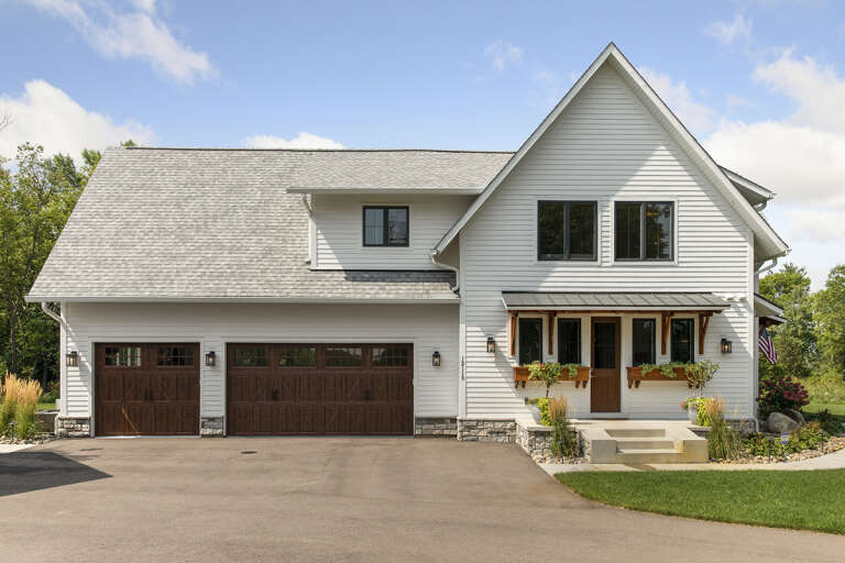 Modern Farmhouse House Plan #098-00302 Elevation Photo