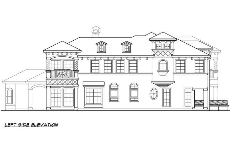 Mediterranean House Plan #5445-00319 Elevation Photo