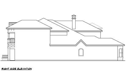 Mediterranean House Plan #5445-00319 Elevation Photo