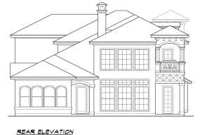 Mediterranean House Plan #5445-00319 Elevation Photo