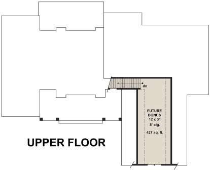 Bonus Room for House Plan #098-00303