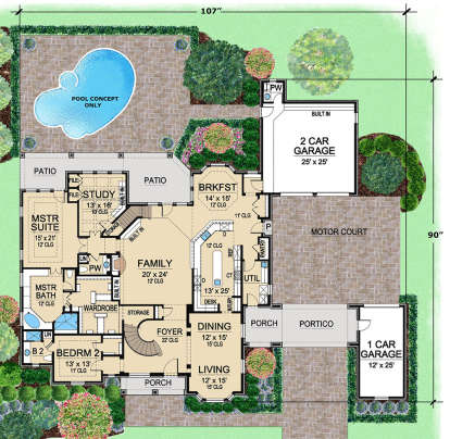 House Plan House Plan #19160 Drawing 1