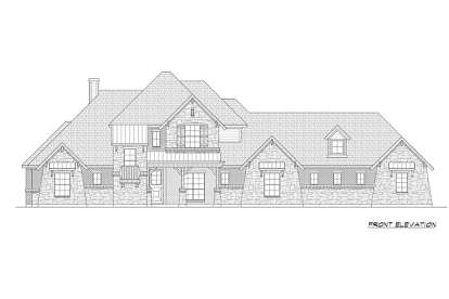 European House Plan #5445-00321 Additional Photo