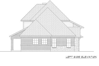 European House Plan #5445-00321 Additional Photo