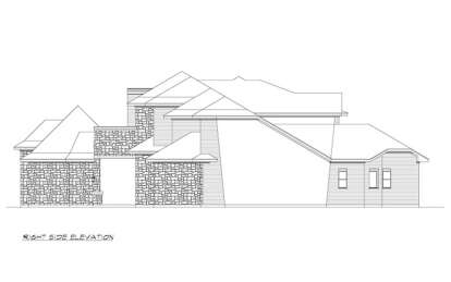 European House Plan #5445-00325 Elevation Photo
