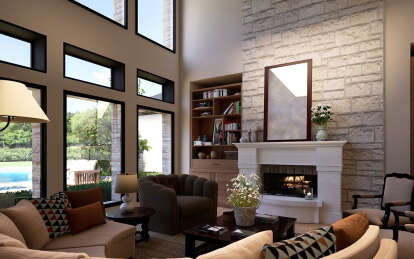 European House Plan #5445-00325 Additional Photo