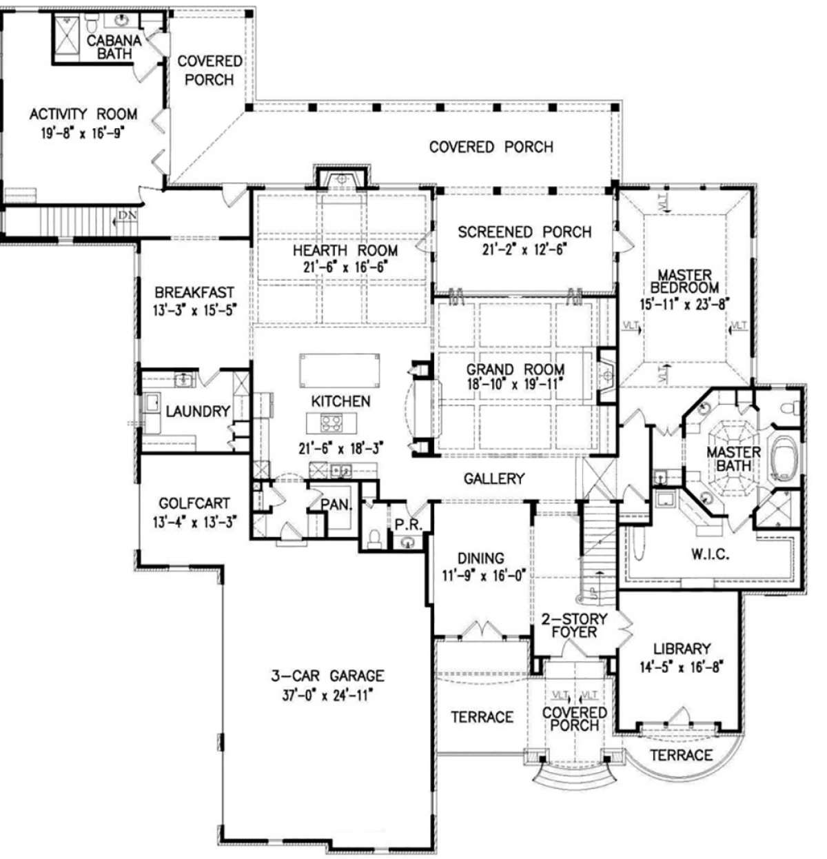 Main Floor for House Plan #699-00098