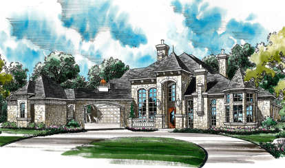 House Plan House Plan #19191 Front Rendering